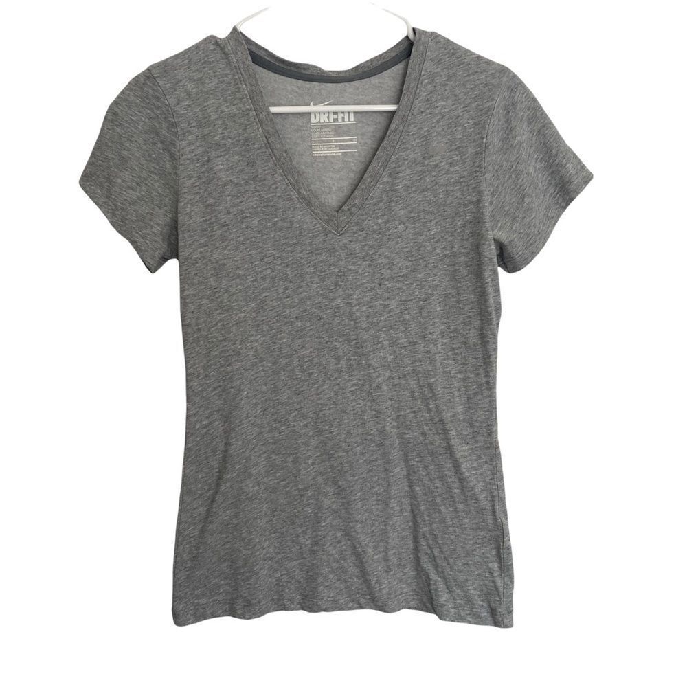 Nike Slim Fit Gray Tee Shirt Sz S
